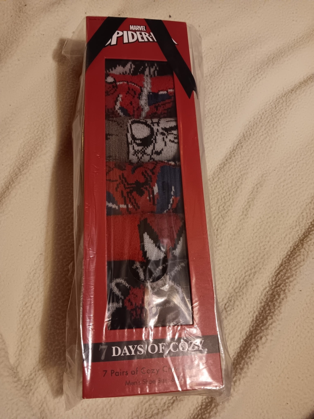 Spider-Man Cozy Crew Socks